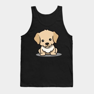 Chibi Labradors Retriever Cute Kawaii Dog Owner Dog Lover Tank Top